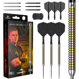 Mission Darts Steel Darts R2.5 Rapid Point Mike De Decker V2 95% Tungsten Steeltip Darts Steeldart