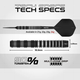 Red Dragon Steel Darts Switch Point Sable Parallel 90% Tungsten Steeltip Dart Steeldart