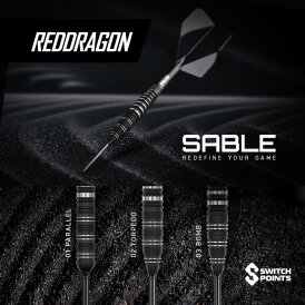 Red Dragon Steel Darts Switch Point Sable Torpedo 90% Tungsten Steeltip Dart Steeldart 25 g