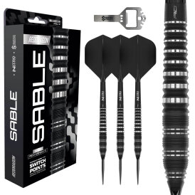 Red Dragon Steel Darts Switch Point Sable Torpedo 90% Tungsten Steeltip Dart Steeldart 25 g
