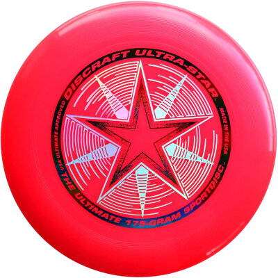 Discraft Ultra Star 175 Frisbee Wurfscheibe 27,5 cm Durchmesser 175 g Pink