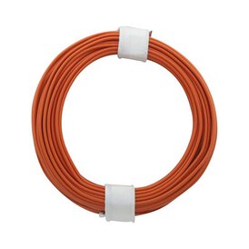 Kupferschalt Litze orange 0,14 mm 10m Ring