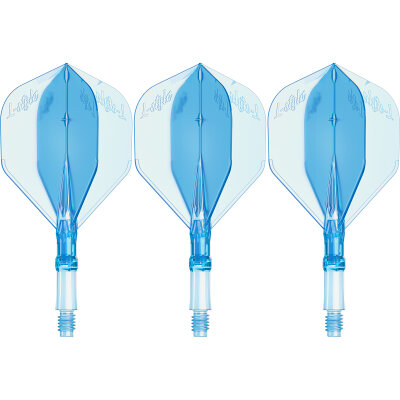 L-Style L-System L1 2BA Flight- Schaftsystem Standard Kurz L1 190 Klar Blau
