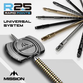 Mission R2.5 Rapid Dart Points Dart Wechsel- Spitzen Schraubspitzen GV1, RVX, SGV, GV2, DSX, SM1, SG2, SC1 verschiedene Farben und Längen