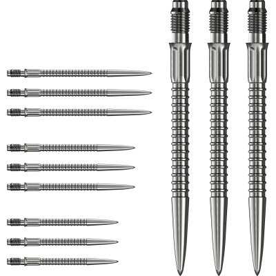 Mission R2.5 Rapid Dart Points Dart Wechsel- Spitzen Schraubspitzen Silber GV1 30 mm