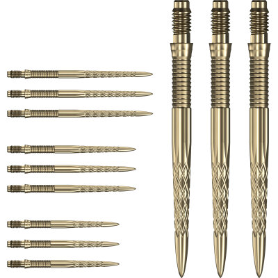 Mission R2.5 Rapid Dart Points Dart Wechsel- Spitzen Schraubspitzen Gold DSX 30 mm