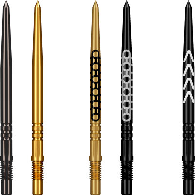 Shot Dart Turbo Points Steel Tip Dart Wechsel- Spitzen Schraubspitzen in verschiedenen Längen & Farben