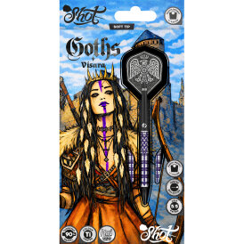 Shot Soft Darts Goths Visara 90% Tungsten Softtip Darts Softdart 20 g