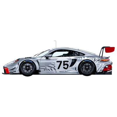 Carrera Digital 124 Auto Porsche 911 GT3 R 75 Jahre Porsche Motorsport Limited Edition 2026 24024
