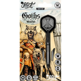 Shot Soft Darts Goths Wulfaz 90% Tungsten Softtip Darts Softdart 20 g