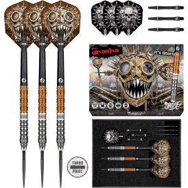 Shot Steel Darts Gnarly Gnasha Turbo Point 95% Tungsten Steeltip Darts Steeldart