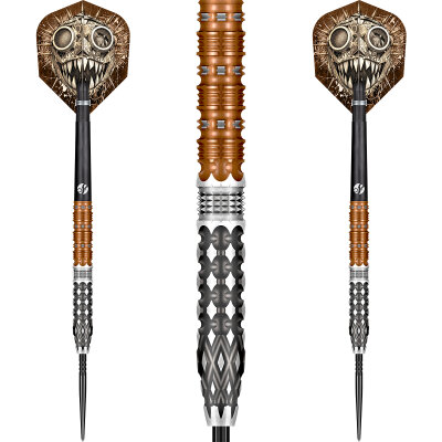 Shot Steel Darts Gnarly Gnasha Turbo Point 95% Tungsten Steeltip Darts Steeldart 23 g