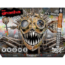 Shot Steel Darts Gnarly Gnasha Turbo Point 95% Tungsten Steeltip Darts Steeldart 23 g