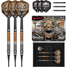 Shot Soft Darts Gnarly Gnasha 95% Tungsten Softtip Darts Softdart 20 g