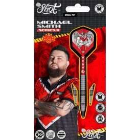 Shot Steel Darts Michael Smith Series II Turbo Point 90% Tungsten Steeltip Darts Steeldart