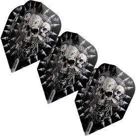Shot Dart Gnarly Flights Skulls Nr.6 Dartflights SF5538...