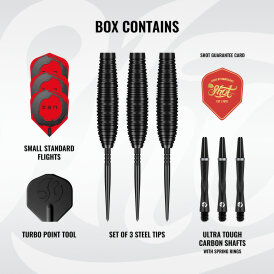 Shot Steel Darts Zen Bomber Turbo Point 90% Tungsten Steeltip Darts Steeldart