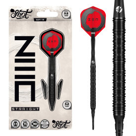 Shot Soft Darts Zen Straight Turbo Point 90% Tungsten Softtip Darts Softdart 20 g