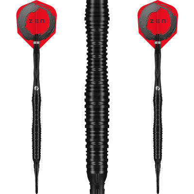 Shot Soft Darts Zen Scallop Turbo Point 90% Tungsten Softtip Darts Softdart 20 g