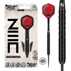 Shot Steel Darts Zen Straight Turbo Point 90% Tungsten Steeltip Darts Steeldart 25 g