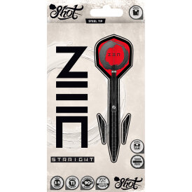 Shot Steel Darts Zen Straight Turbo Point 90% Tungsten Steeltip Darts Steeldart 25 g