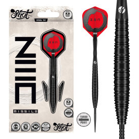 Shot Steel Darts Zen Missile Turbo Point 90% Tungsten Steeltip Darts Steeldart 23 g