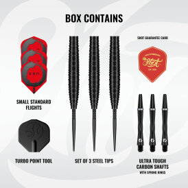 Shot Steel Darts Zen Missile Turbo Point 90% Tungsten Steeltip Darts Steeldart 23 g