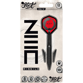 Shot Steel Darts Zen Missile Turbo Point 90% Tungsten Steeltip Darts Steeldart 23 g