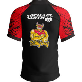 Shot Darts Michael Smith Bully Boy Red Strip Matchshirt Polo Shirt Dart Shirt Dartshirt Trikot Design 2026