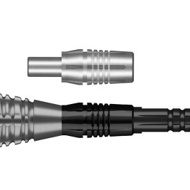 Shot Dart Thread Head Turbo Point Adaptor Schraubspitzen Gewindeadapter auf 2,5mm Spitzen Silber