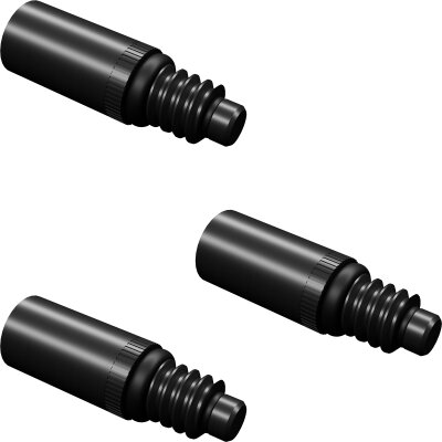 Shot Dart Shaft Spinner für rotierende Shafts Schwarz