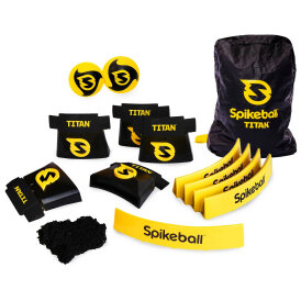"Verpackung beschädigt" - Spikeball Titan Set Roundnet-System Reaktionsspiel Action Ball Set Spielset mit 2 Bällen