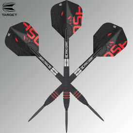 "Verpackung beschädigt" - Target Steel Darts SWISS Point Nathan Aspinall The Asp Black 80% Tungsten Steeltip Darts Steeldart 22 g
