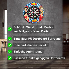 Karella PlayGirl Dartboard Surround / Dart Catchring