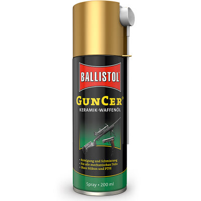 "B-Ware" - Ballistol GunCer Keramik Waffenöl High-Tech-Waffenöl 200 ml Spray