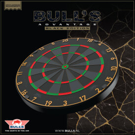 "Verpackung beschädigt" - BULLS NL Advantage Black Professional Dartboard Bristle Dart Board Dartboard Dartscheibe