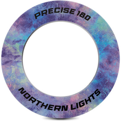 Precise180 Dart Dartboard Surround / Dart Catchring Northern Lights