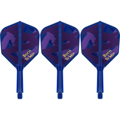 Target Dart K-Flex Flight- Schaftsystem Luke Littler World Champion The Nuke Born To Win patentierten Twist-System Standard Nr.6 S Kurz