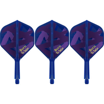 Target Dart K-Flex Flight- Schaftsystem Luke Littler World Champion The Nuke Born To Win patentierten Twist-System Standard Nr.2 S Kurz