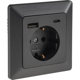 MILOS Schutzkontakt-Steckdose 230V~/ 16A, Unterputz,...