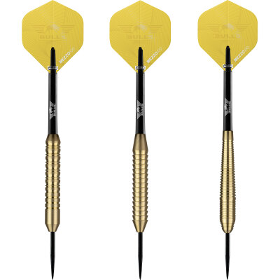 BULLS NL Steel Darts Charge Yellow Brass Steeltip Darts Steeldart