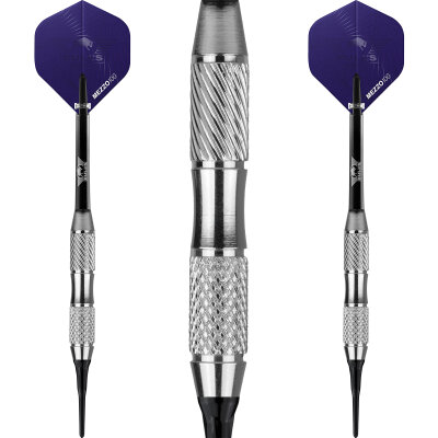 BULLS NL Soft Darts Charge Purple Nickel Coated Softtip Darts Softdart 18 g