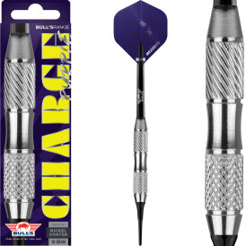 BULLS NL Soft Darts Charge Purple Nickel Coated Softtip Darts Softdart 18 g