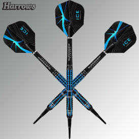"Verpackung beschädigt" - Harrows Soft Darts Ice Recut 90% Tungsten Softtip Dart Softdart 20 g