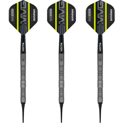 "Verpackung beschädigt" - Winmau Soft Darts MvG Michael van Gerwen Exact 90% Tungsten Softtip Dart Softdart 23,5 g