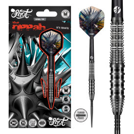 Shot Steel Darts Gnarly Rippah Turbo Point 90% Tungsten Steeltip Darts Steeldart
