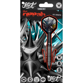 Shot Steel Darts Gnarly Rippah Turbo Point 90% Tungsten Steeltip Darts Steeldart