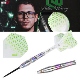 "Verpackung beschädigt" - one80 Steel Darts Revolution R2 Interchange Lukas Wenig V2 VHD 90% Tungsten 2,35 mm Point Steeltip Dart Steeldart 24 g