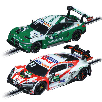 "B-Ware" - Carrera GO!!! / GO!!! Plus Auto Doppelpack BMW M4 GT3 DTM 64225 - Audi R8 LMS GT3 evo II DTM 64226