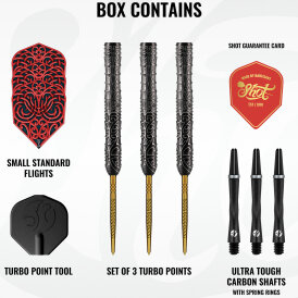 Shot Steel Darts Warrior Kapene Captain Turbo Point 90% Tungsten Steeltip Darts Steeldart
